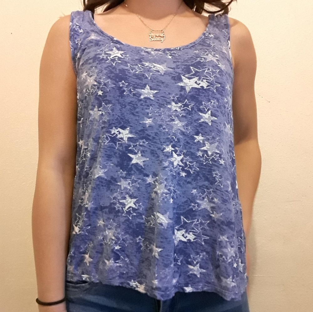 Blue tank top